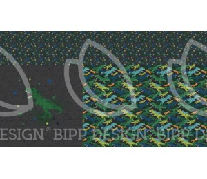 Jersey Panel - Dino Diego grün